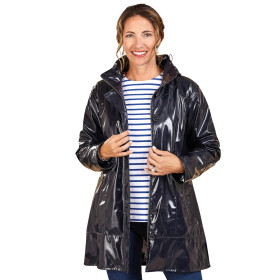 Ciré polaire brillant Bermudes®, Taille : L (42), Couleur : Marine, par l’Homme Moderne.