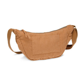 Pochette demi-lune velours, par l’Homme Moderne.