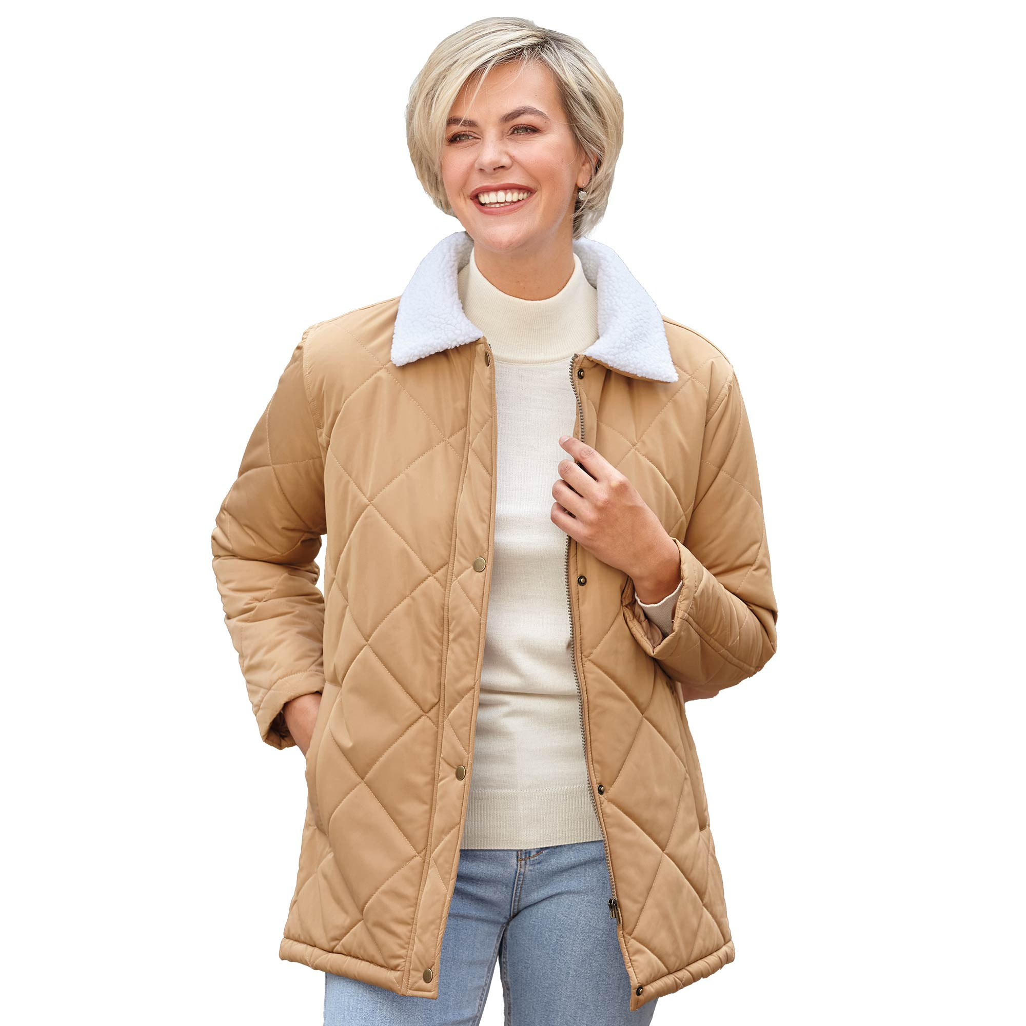 Parka matelassée gold