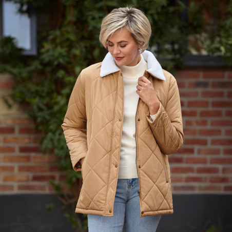 Parka matelassée gold