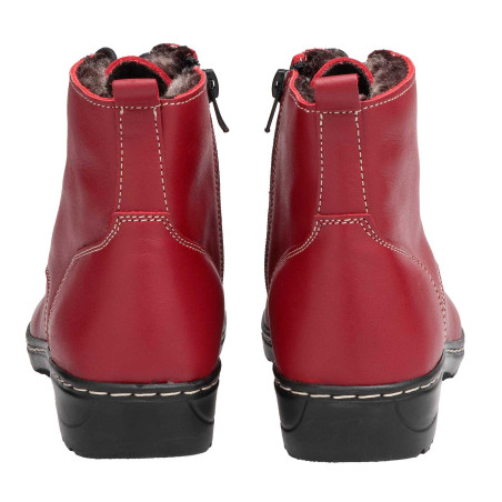 Bottines zip fourrées