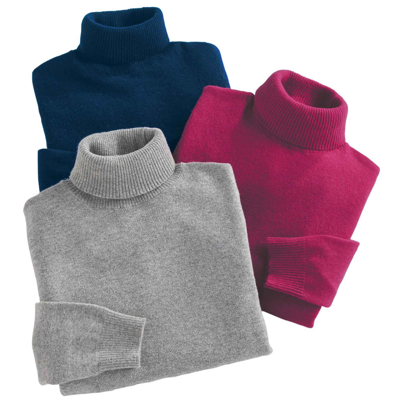 Pull lambswool Douceur - les 3