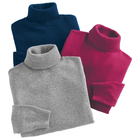 Pull lambswool Douceur - les 3