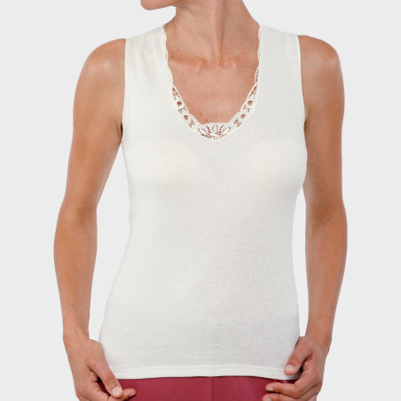 Tee-shirt thermique sans manches