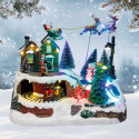 Village de Noël musical et lumineux