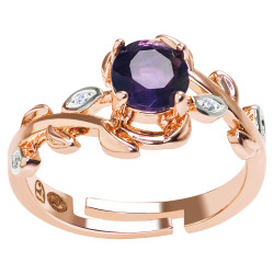 La bague douceur d’améthyste