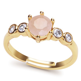 La bague au quartz rose, par l’Homme Moderne.
