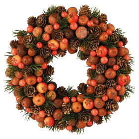 La couronne récolte automnale, par l’Homme Moderne.