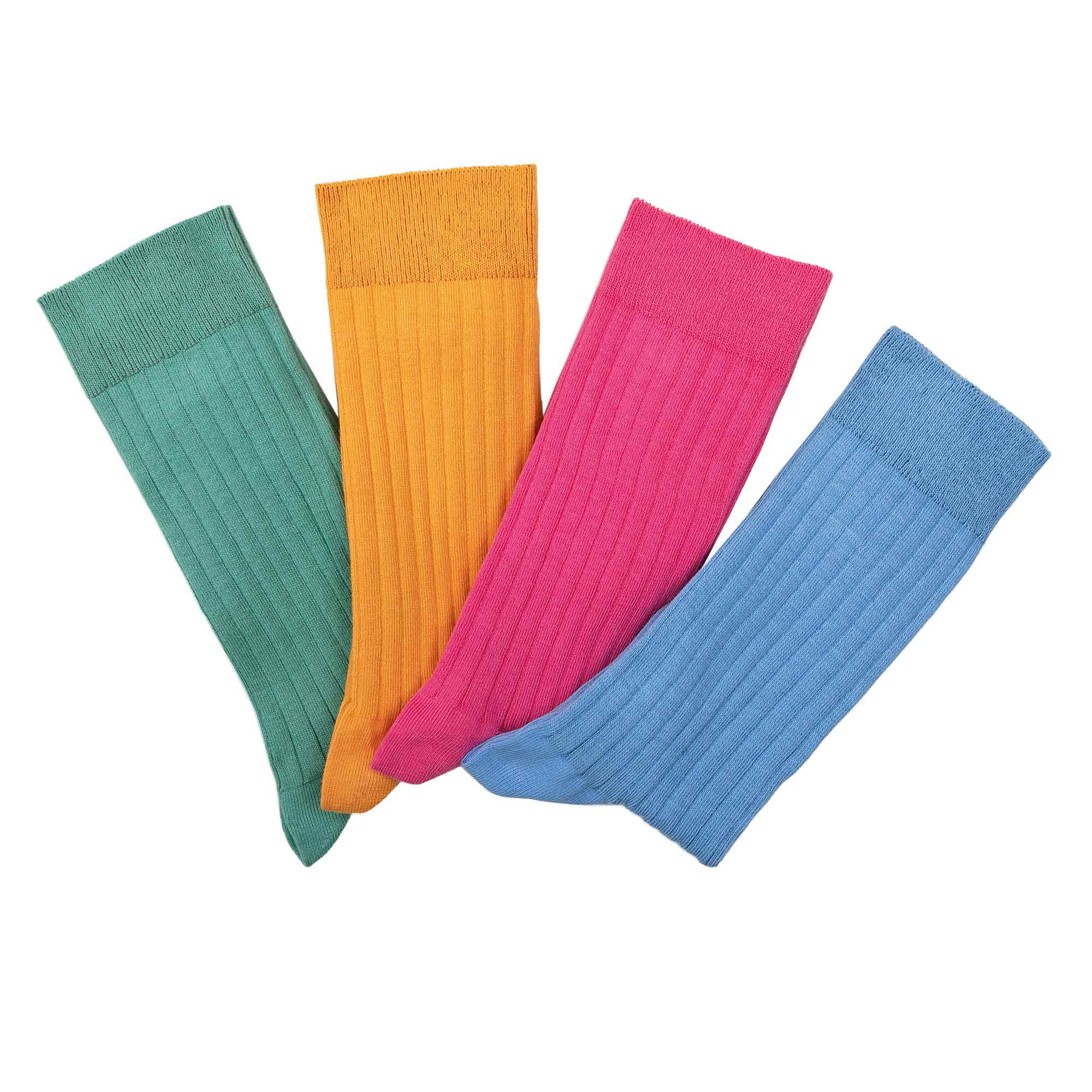 Chaussettes côtes derby - les 4 paires