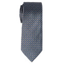 Cravate slim jacquard - Soie