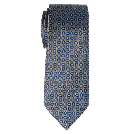 Cravate slim jacquard - Soie