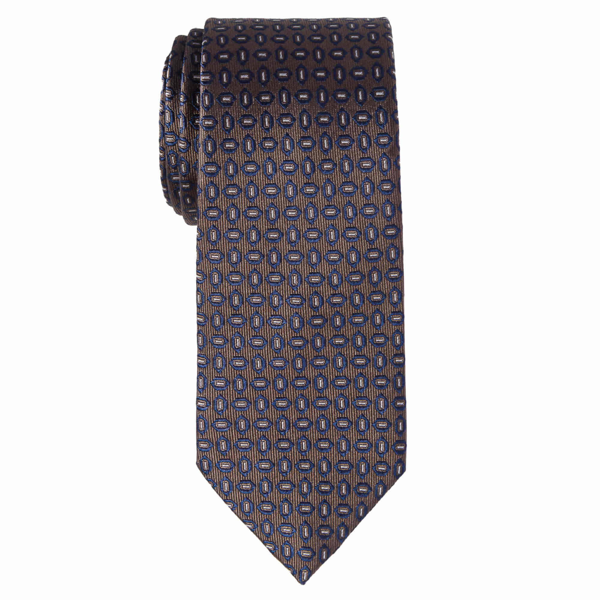 Cravate slim jacquard - Soie