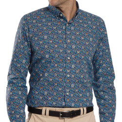 Chemise droite coton...