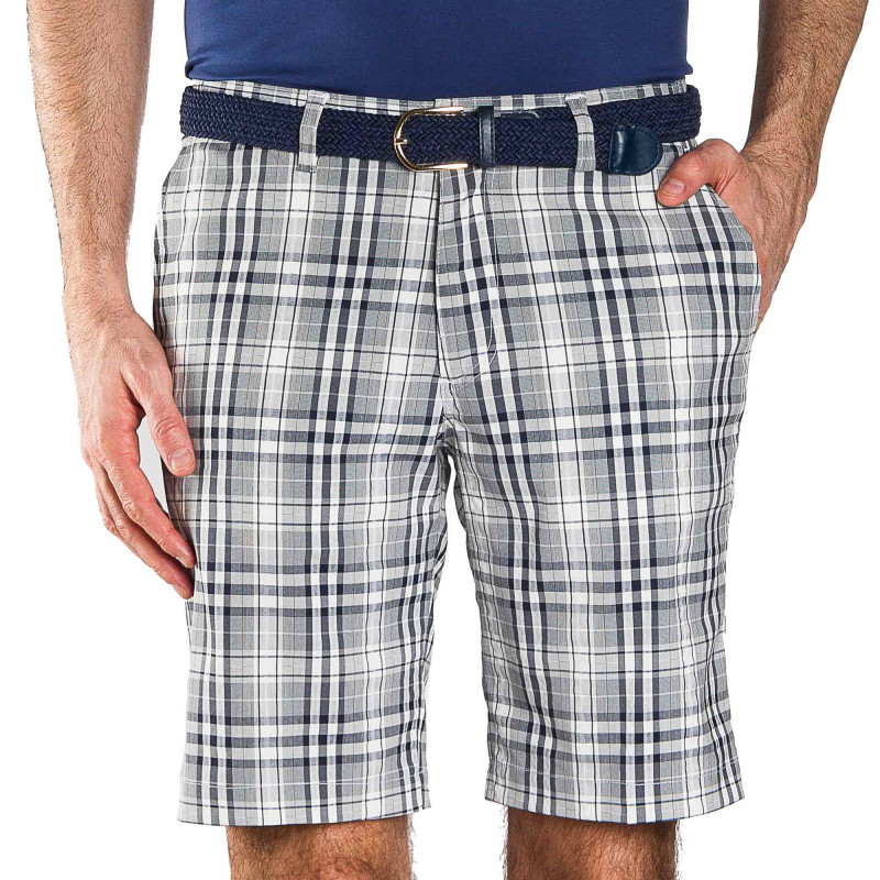 Bermuda carreaux extensible