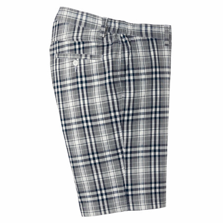 Bermuda carreaux extensible