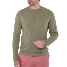 Pull tunisien col lin