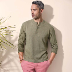 Pull tunisien col lin