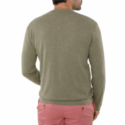 Pull tunisien col lin