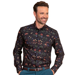 Chemise droite coton...