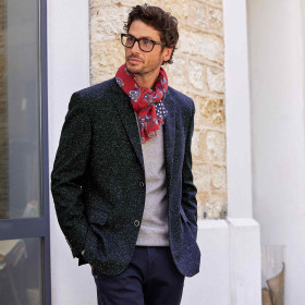 Veste tweed laine et soie (2)