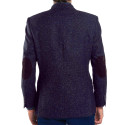 Veste tweed laine et soie