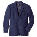 Veste tweed laine et soie