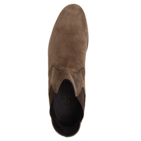 Boots cuir velours