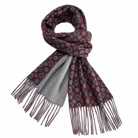 Echarpe laine imprimée, par l’Homme Moderne.