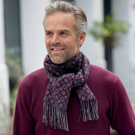 Echarpe laine imprimée