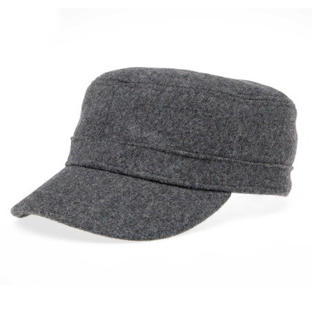 Casquette flanelle laine