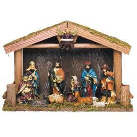 Crèche de la Nativité, par l’Homme Moderne.