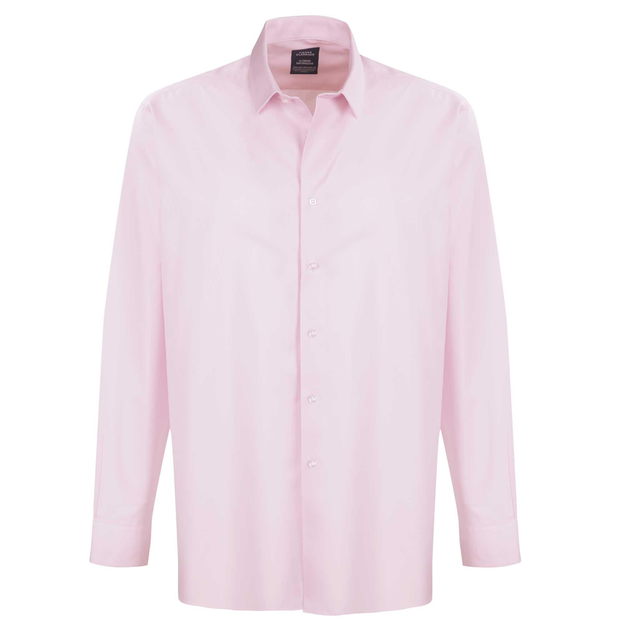 Chemise sans repassage droite Royal Oxford col semi-italien