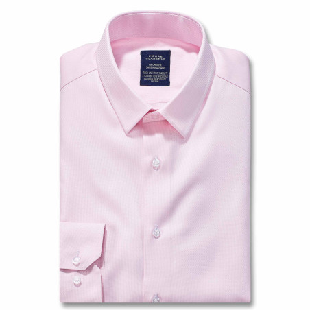 Chemise sans repassage droite Royal Oxford col semi-italien