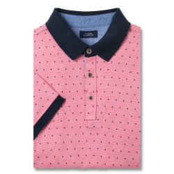 Polo ajusté pois
