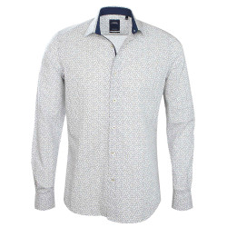 Chemise ajustée popeline...