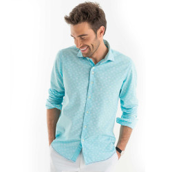 Chemise droite coton...