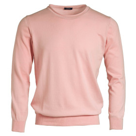 Pull col roulotté, Tour de poitrine : M (96/100), Couleur : Rose, par l’Homme Moderne.