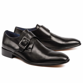 Derby simple boucle, Pointure : 40, Couleur : Noir, par l’Homme Moderne.