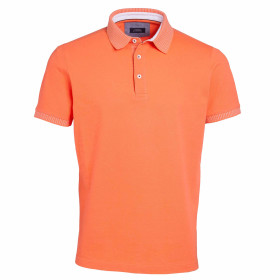 Polo uni, Tour de poitrine : M (96/100), Couleur : Orange, par l’Homme Moderne.