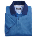 Polo Mode Blue Line Géométrique