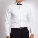 Chemise ajustée col coins cassés