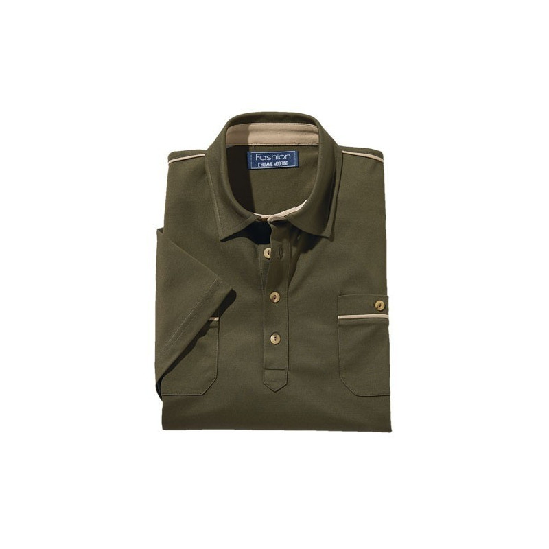 Polo Microfibre Travel Kaki