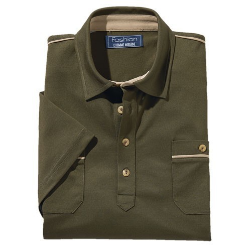 Polo Microfibre Travel Kaki