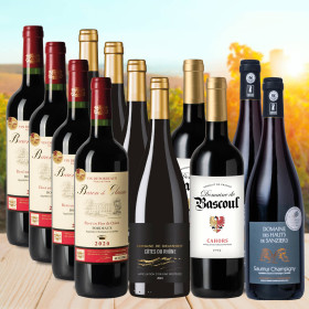Assortiment de vins, 12 bouteilles (2)