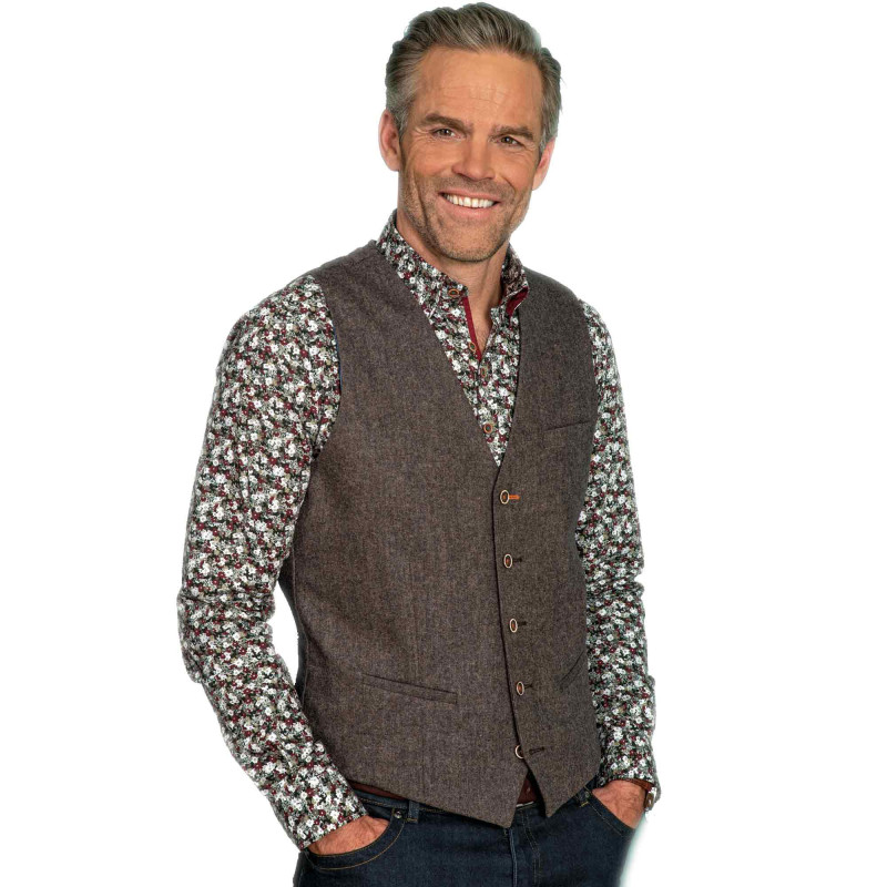Gilet tweed
