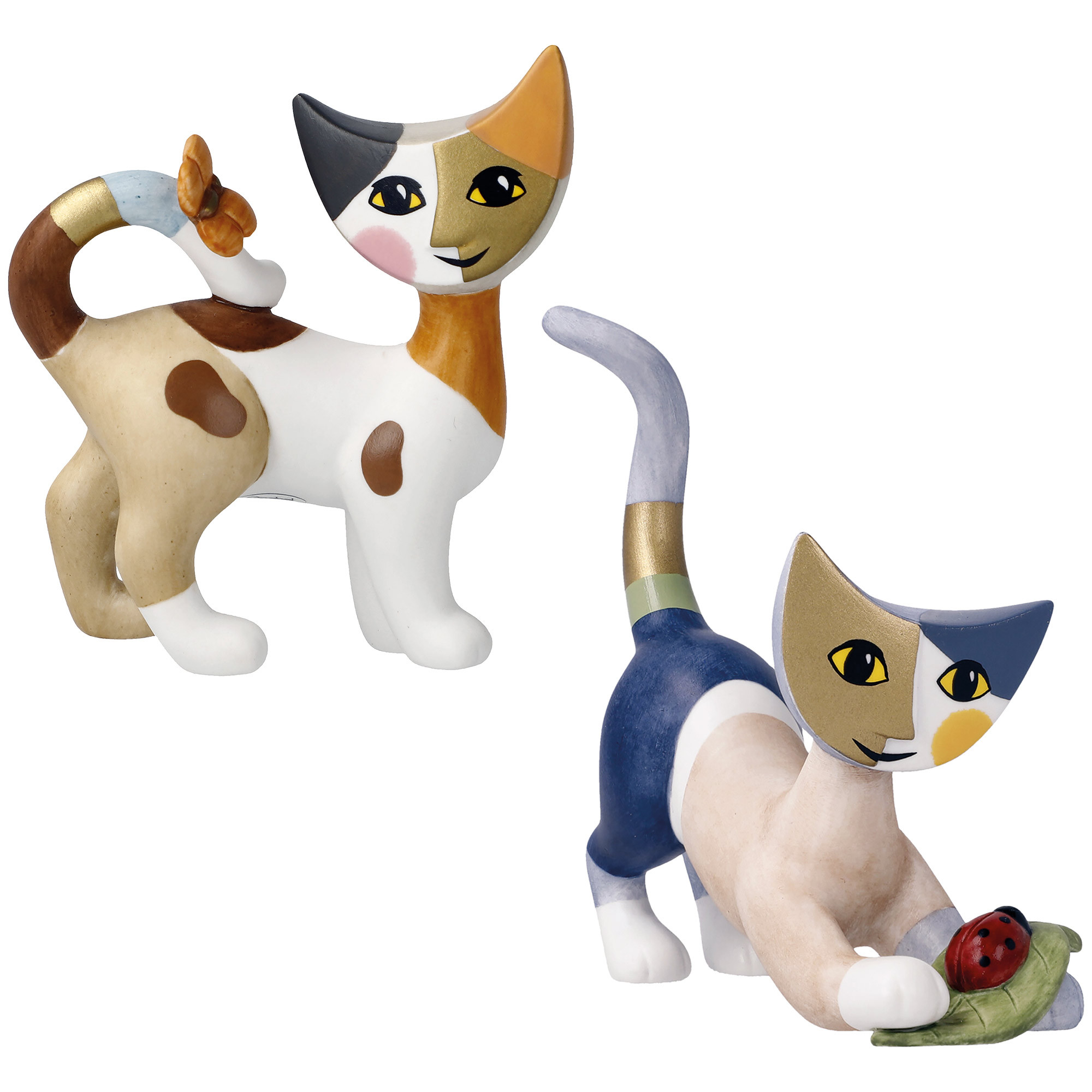 Les 2 chats porte-bonheur