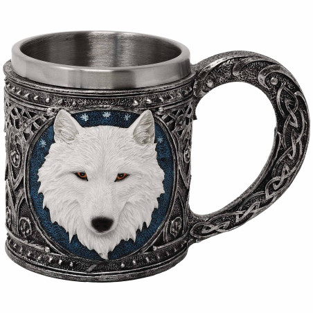 Le mug loup blanc