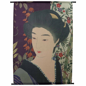 Tapisserie Elégance Japonaise, par l’Homme Moderne.