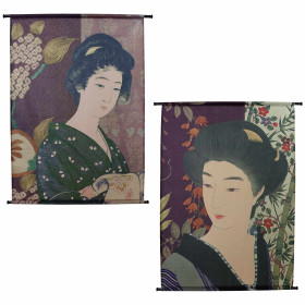 Les 2 tapisseries Japonaises, par l’Homme Moderne.