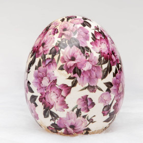 L’œuf floral violet, par l’Homme Moderne.